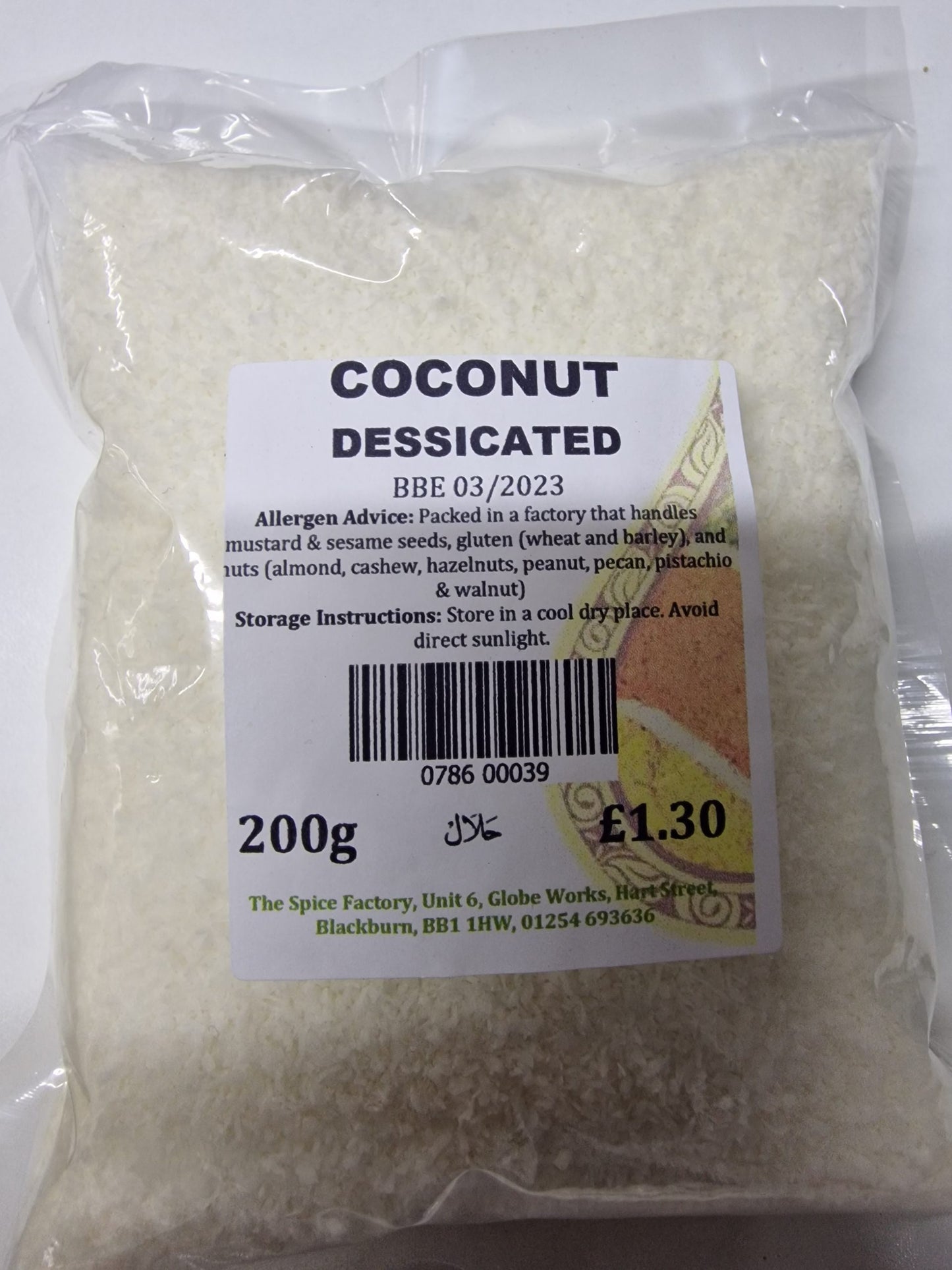 Spice factory Coconut Dessicated