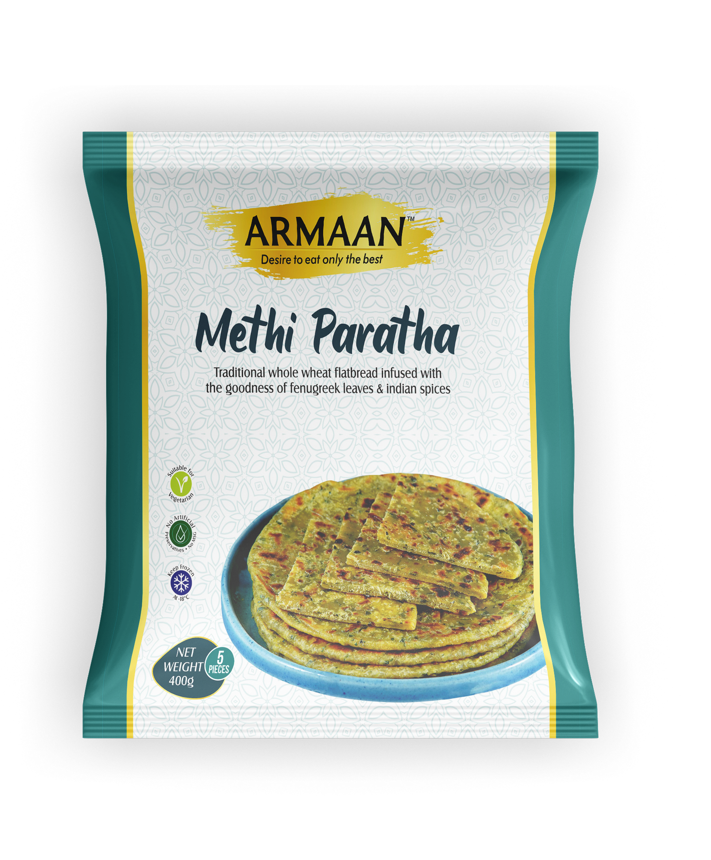 Armaan Stuffed Methi Paratha 400g