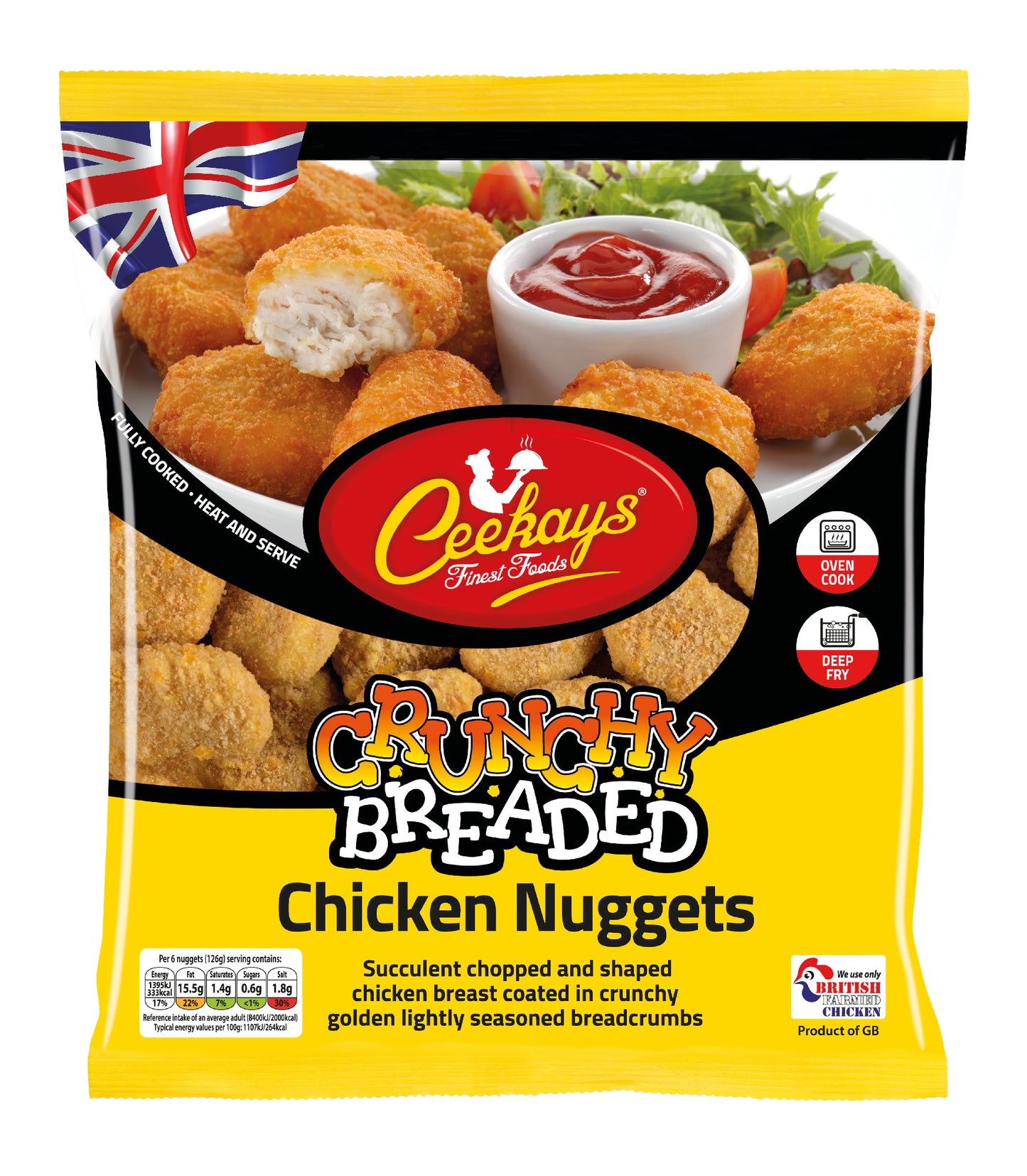 Ceekay's Breaded Chicken Nuggets 900g