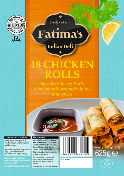 Fatima's Deli Rolls 18's 3 For £11