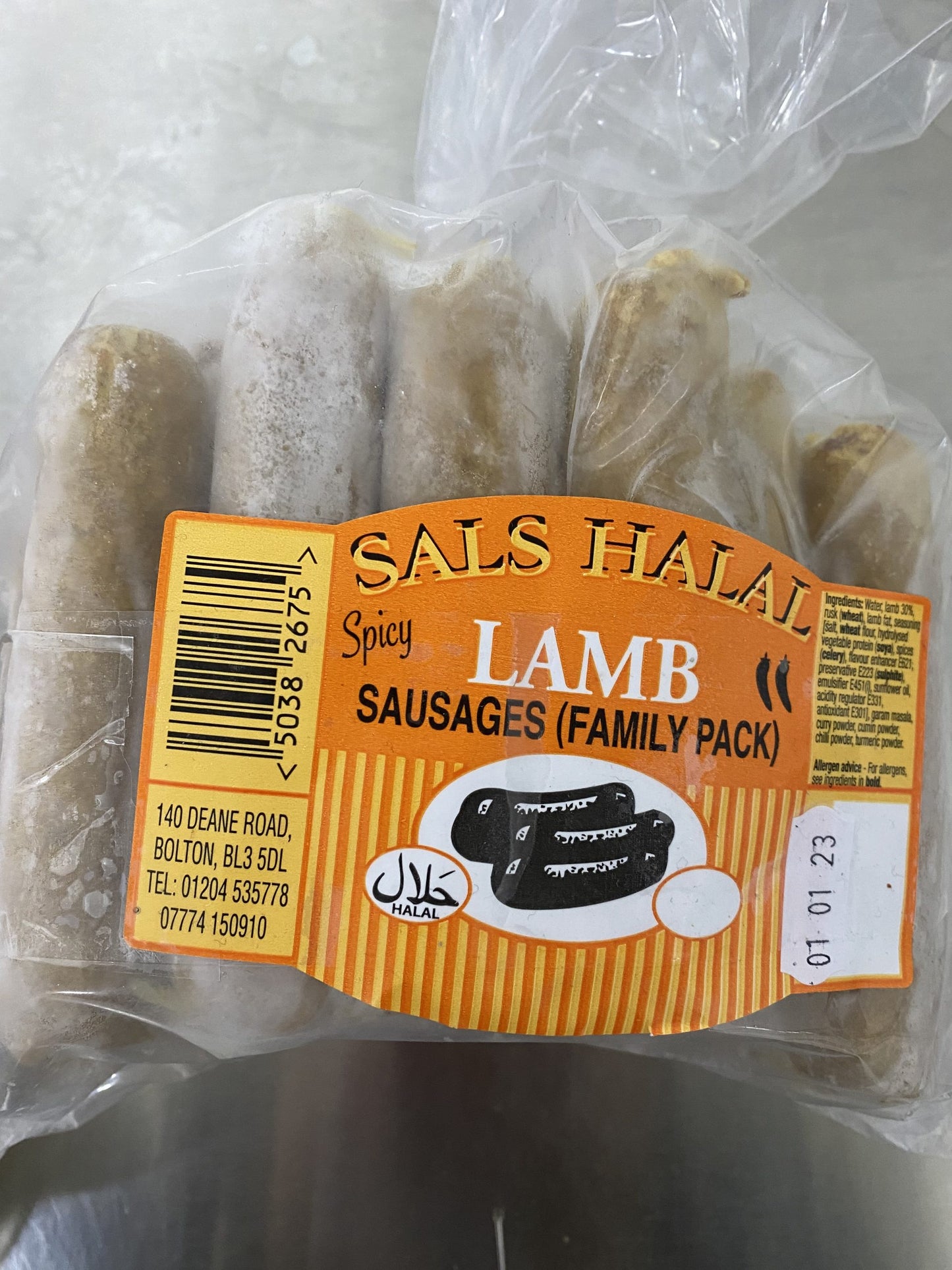 Sals Spicy Lamb Sausages