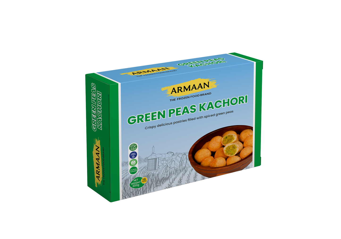 Armaan Green Peas Kachori 600g
