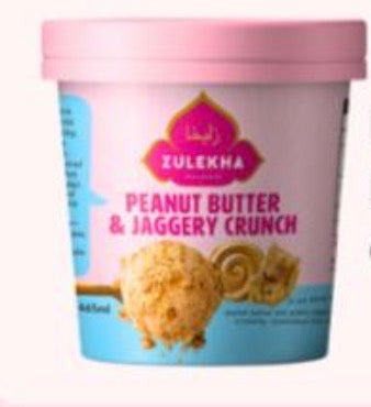 Zulekha’s Peanut butter & jaggery ice cream