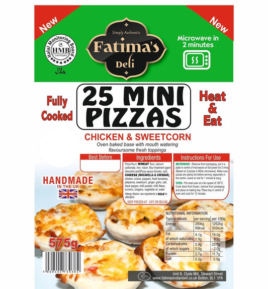 Fatimas Mini Pizzas 2 for £14