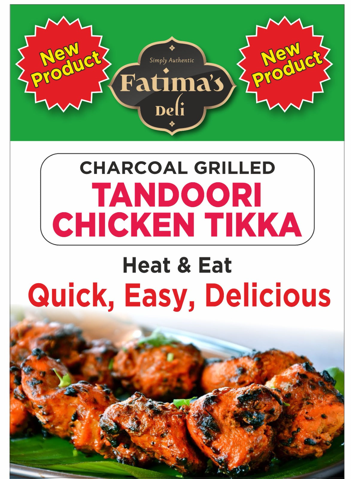 Fatimas Indian Deli Charcoal Grilled Chicken Tikka