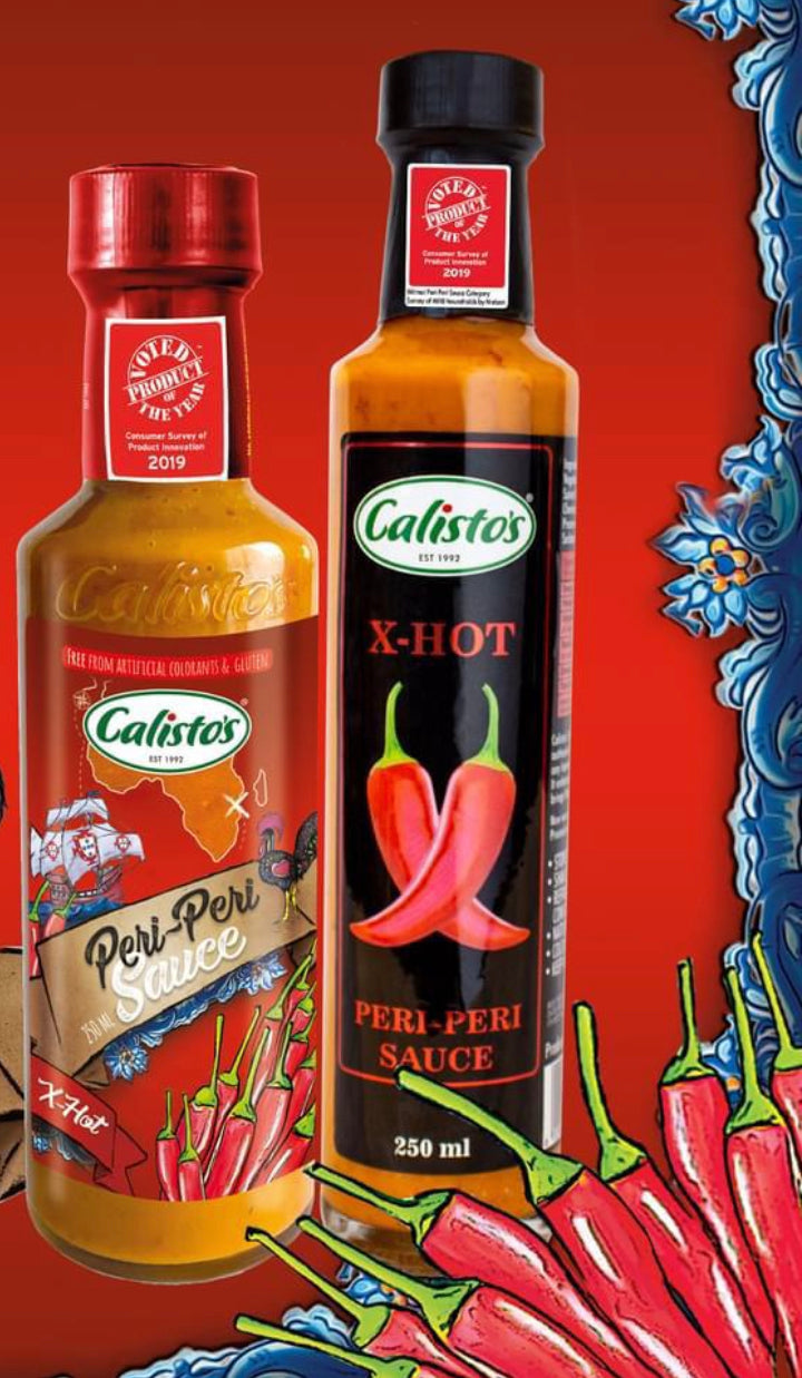 Calisto’s Extra Hot Peri Peri Sauce 250ml