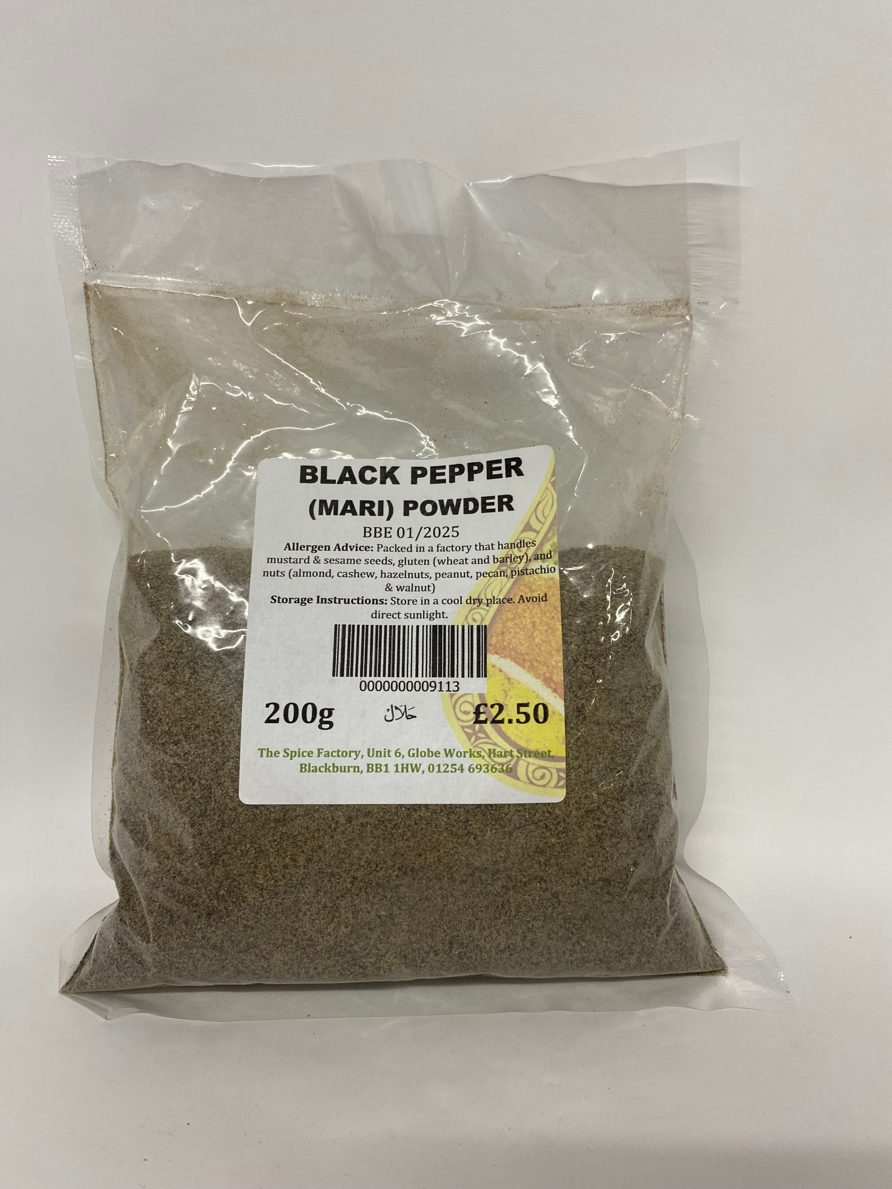 Spice Factory Black Pepper Powder 200g – Freeze N Spice