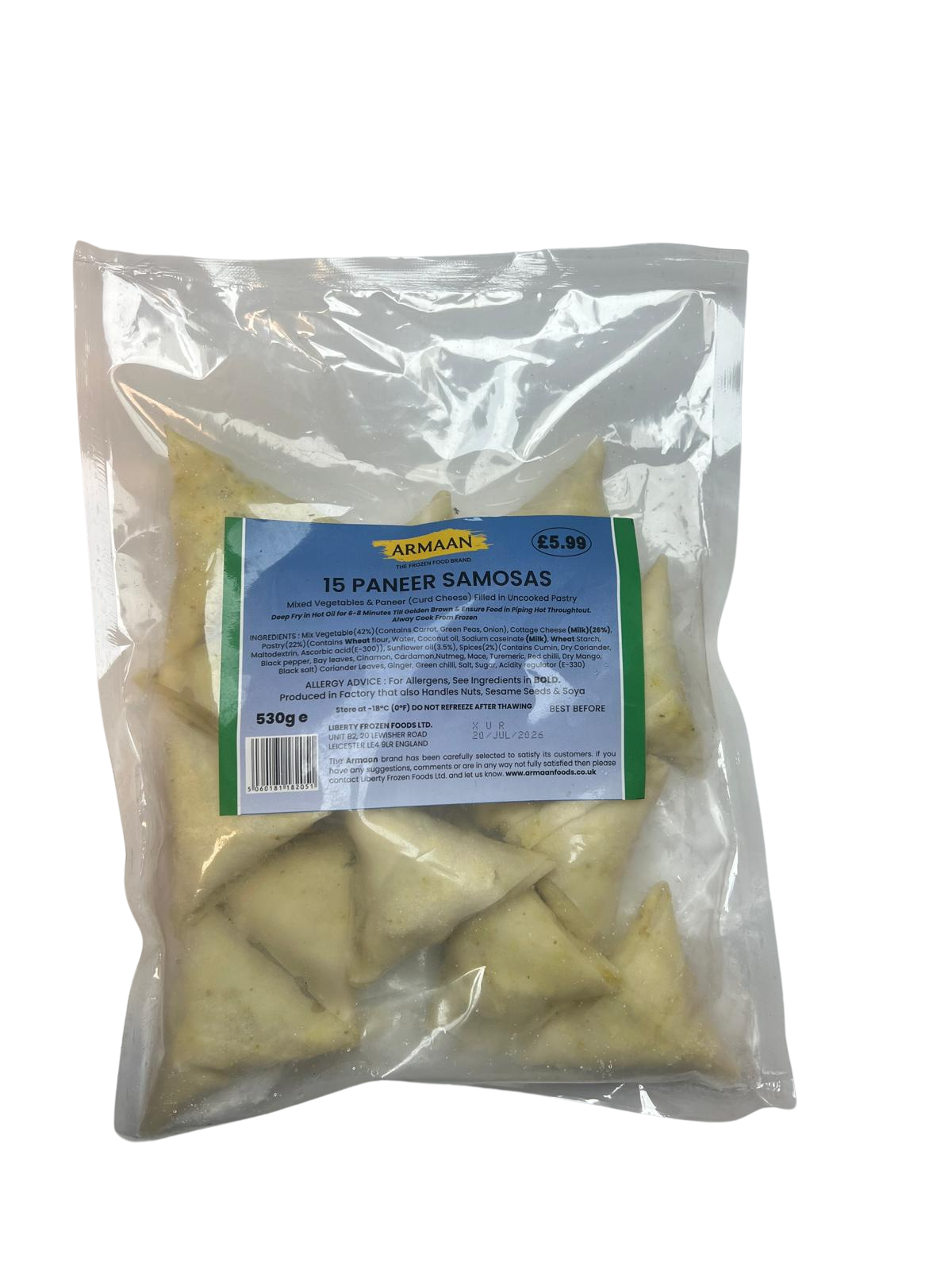 Armaan Paneer Samosas 15