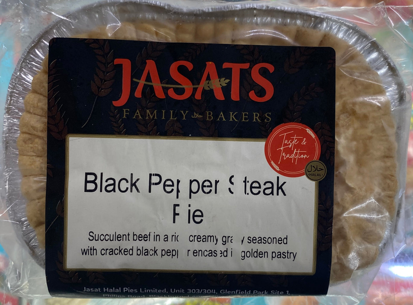 Jasats Black Pepper Steak Pie