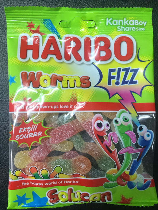 Haribo Worms Fizz Halal