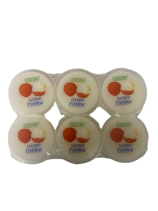 Cocon Lychee Pudding 6x80g