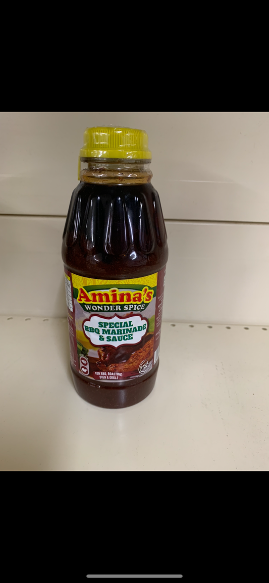 Aminas Wonder Spice Special BBQ Marinade Pour On 500ml