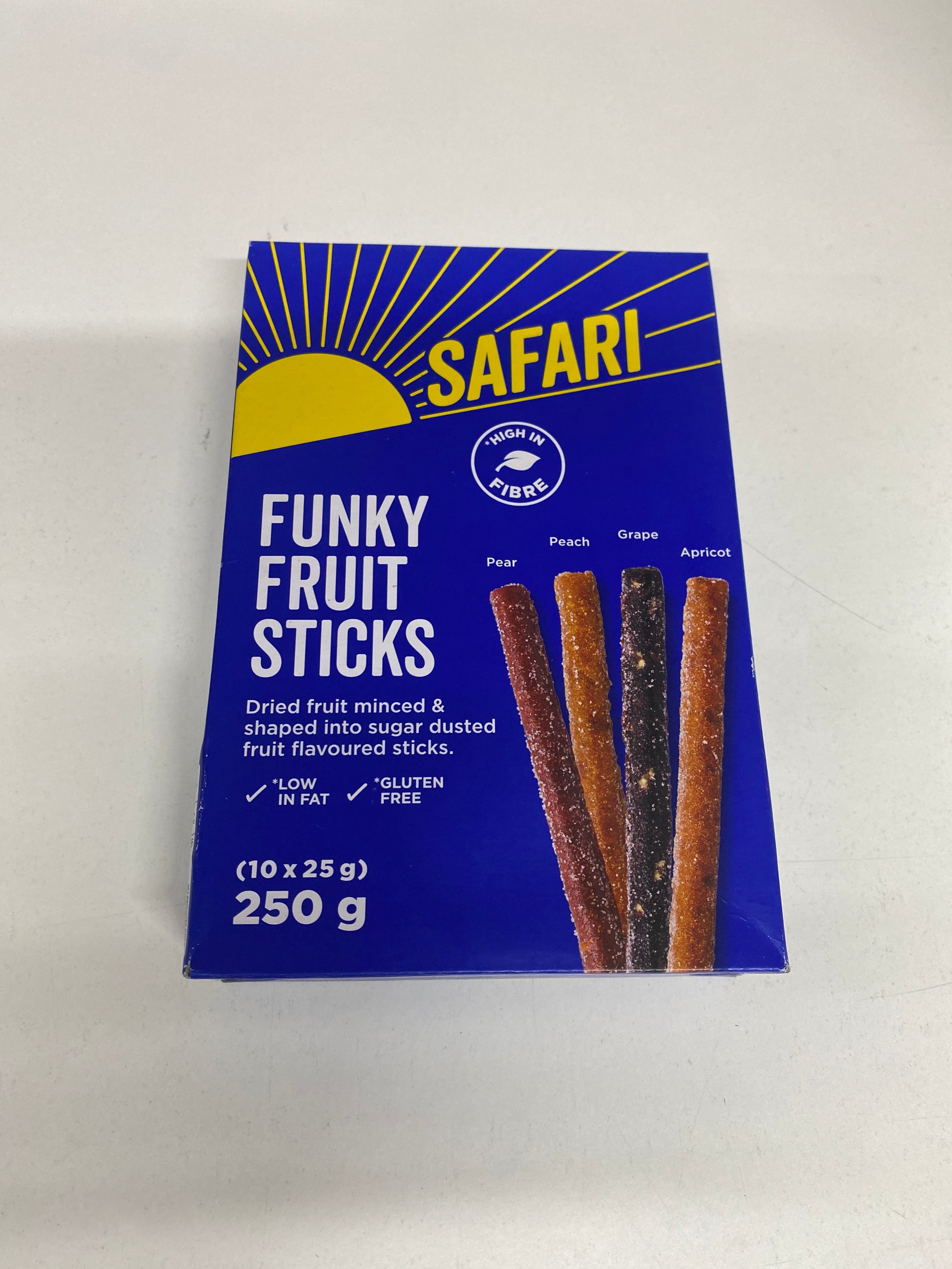 Safari Funky Fruit Sticks 10x25g – Freeze N Spice