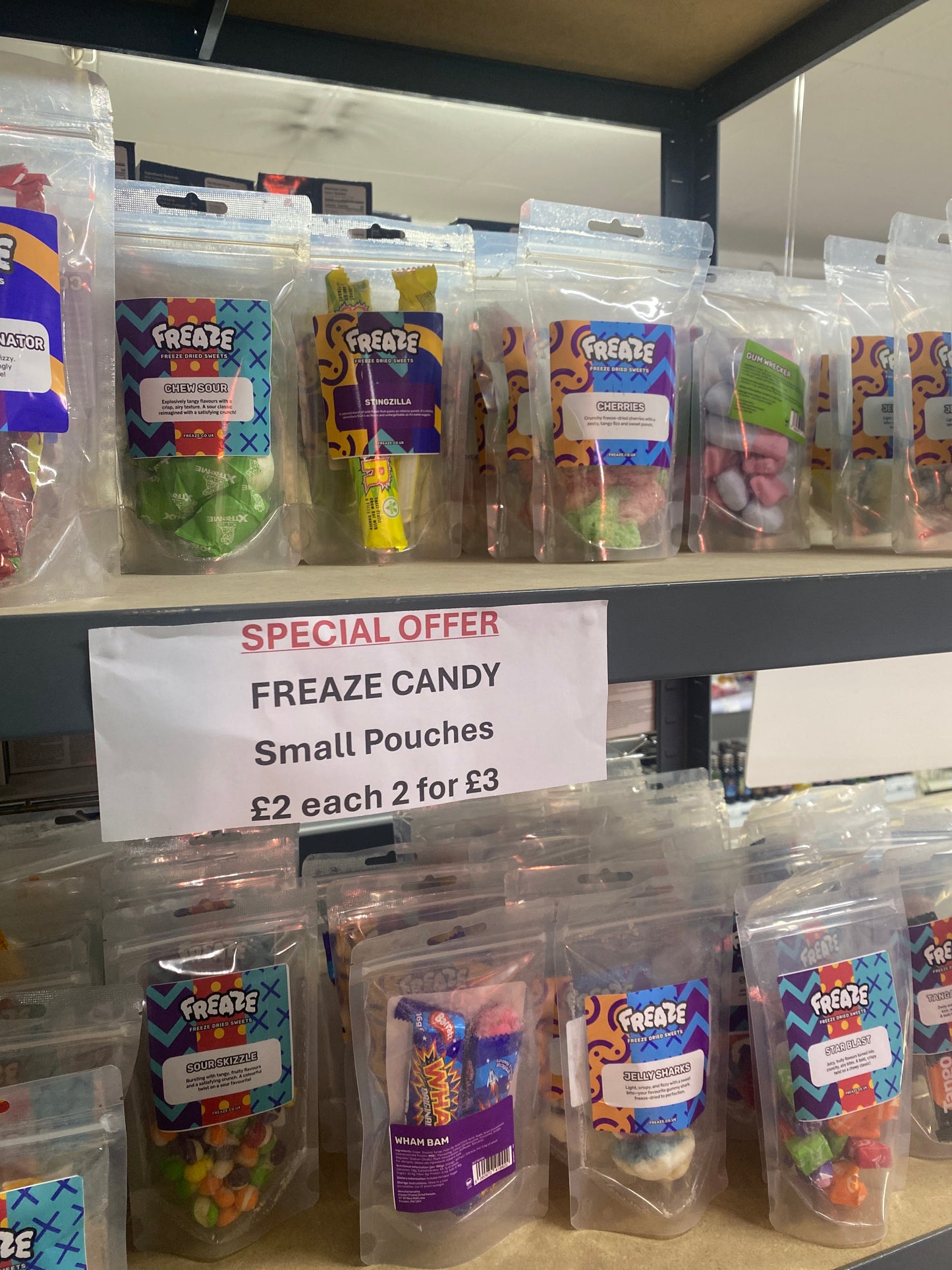 Freaze Dried Small Pouches - 2 for £3