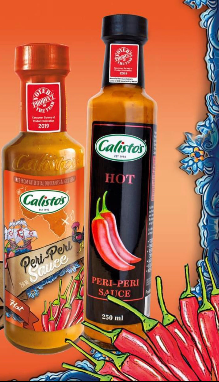 Calisto’s Hot Peri Peri Sauce 250ml