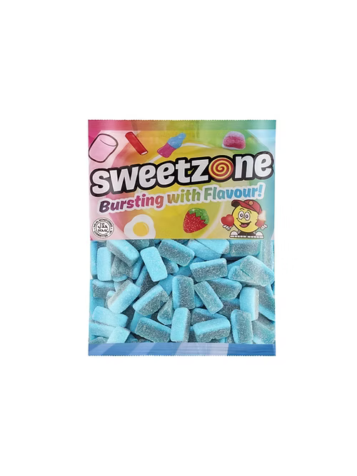 SweetZone Fizzy Blue Raspberry Slice 1kg