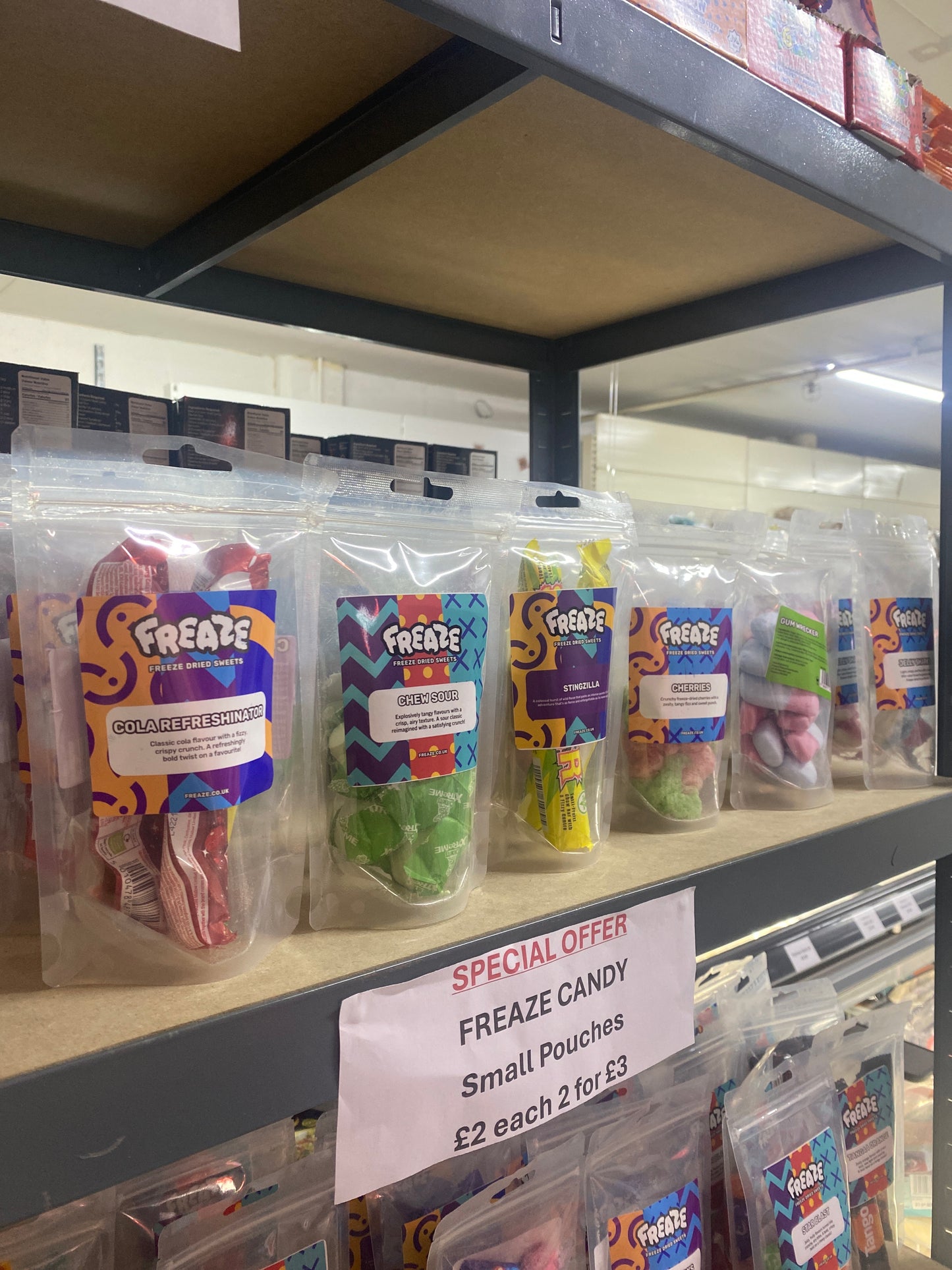 Freaze Dried Small Pouches - 2 for £3