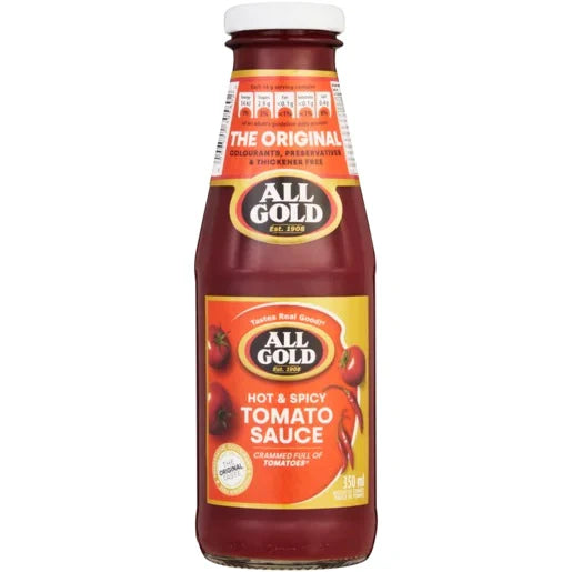 All Gold Hot and Spicy Tomato Sauce 350ml