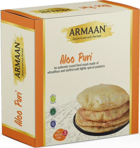 Armaan Aloo & Dal Puri 2 for £3.50