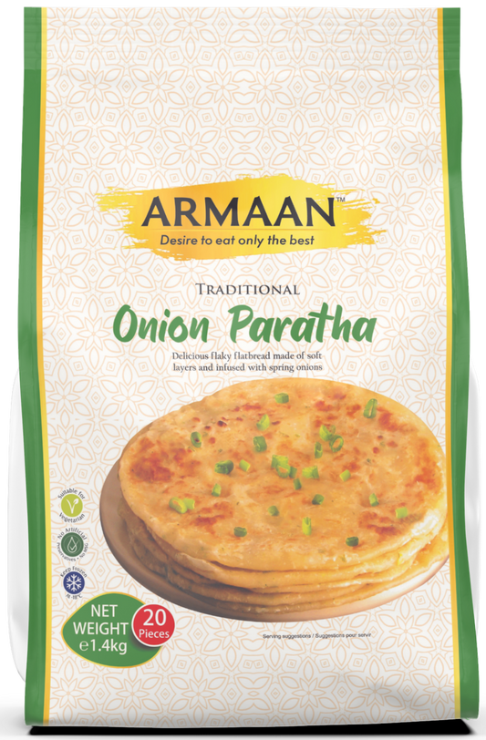Armaan Onion Parathas Family Pack 1.4kg 20pcs