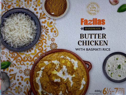 Fazilas Butter Chicken & Basmati Rice 400g
