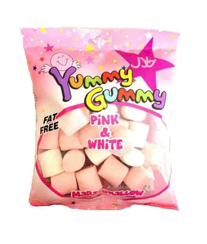 Yummy Gummy Pink & White 140g