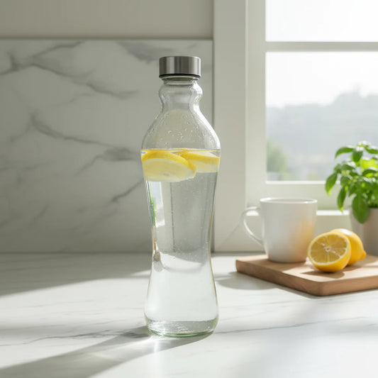 1L Glass Bottle - Screw Lid