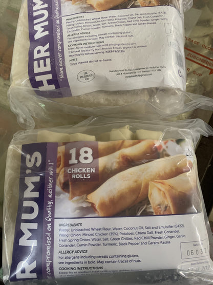 His Mums 20's Samosas & Rolls 600g 2 For £8.99