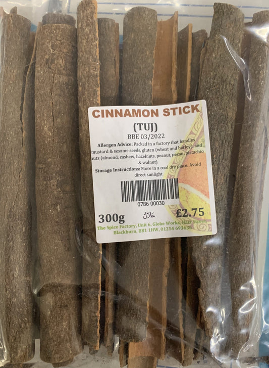 Spice Factory Cinnamon Sticks (TUJ) 300g