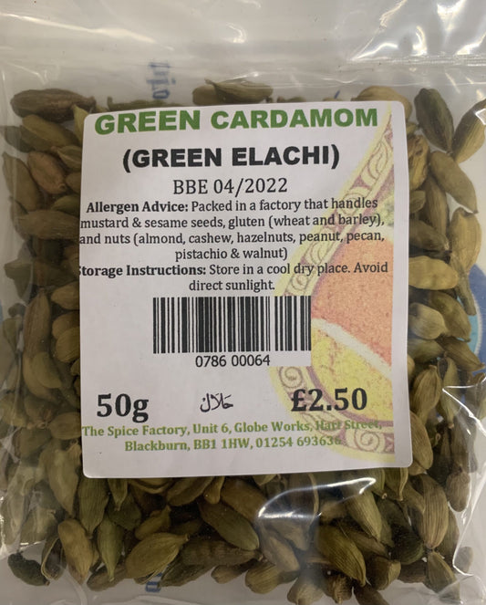 Spice Factory Green Cardamon (Elachi) 50g