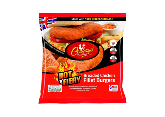 CK's Hot and Fiery Burger Chicken Fillet Burger 700g 3 For £13