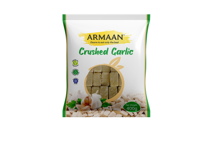 Armaan Crushed Garlic Cubes 400g