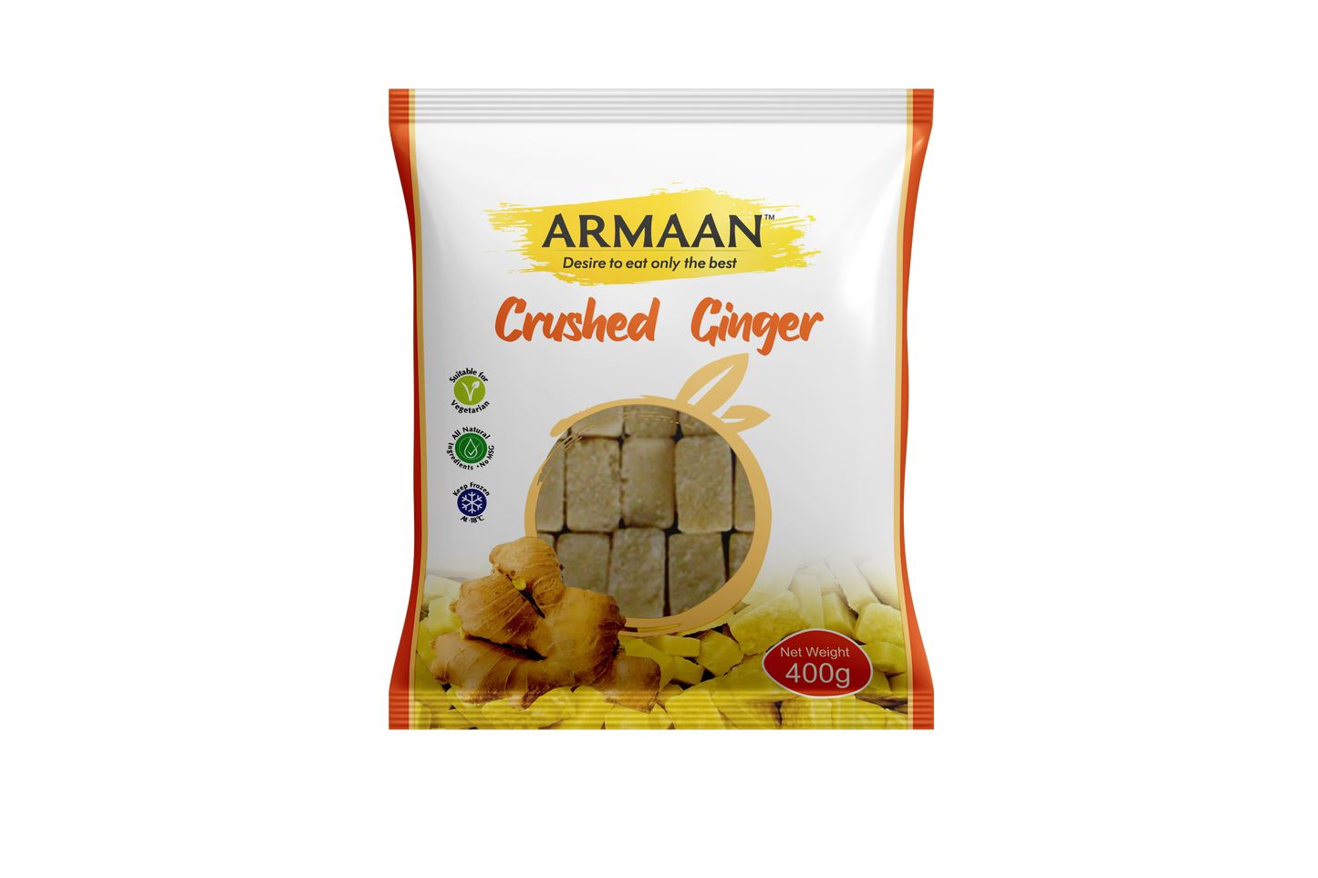 Armaan Crushed Ginger Cubes 400g