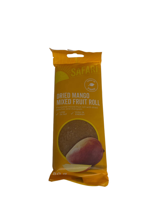 Safari Dried Mango Fruit Roll 80g