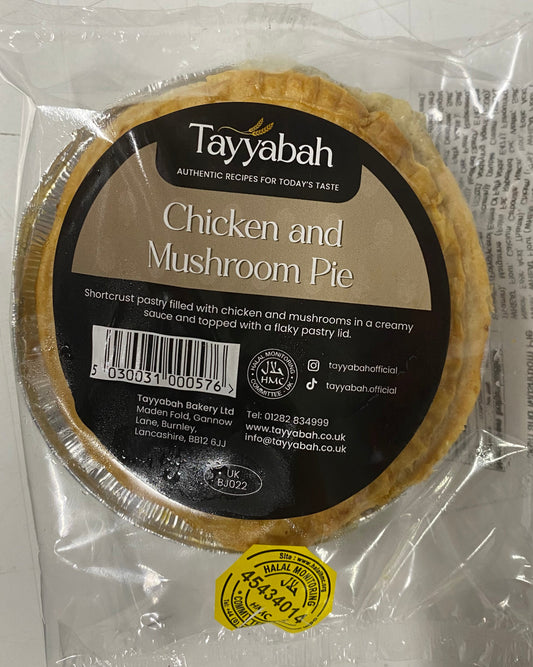 Tayyabah Chicken & Mushroom Pie