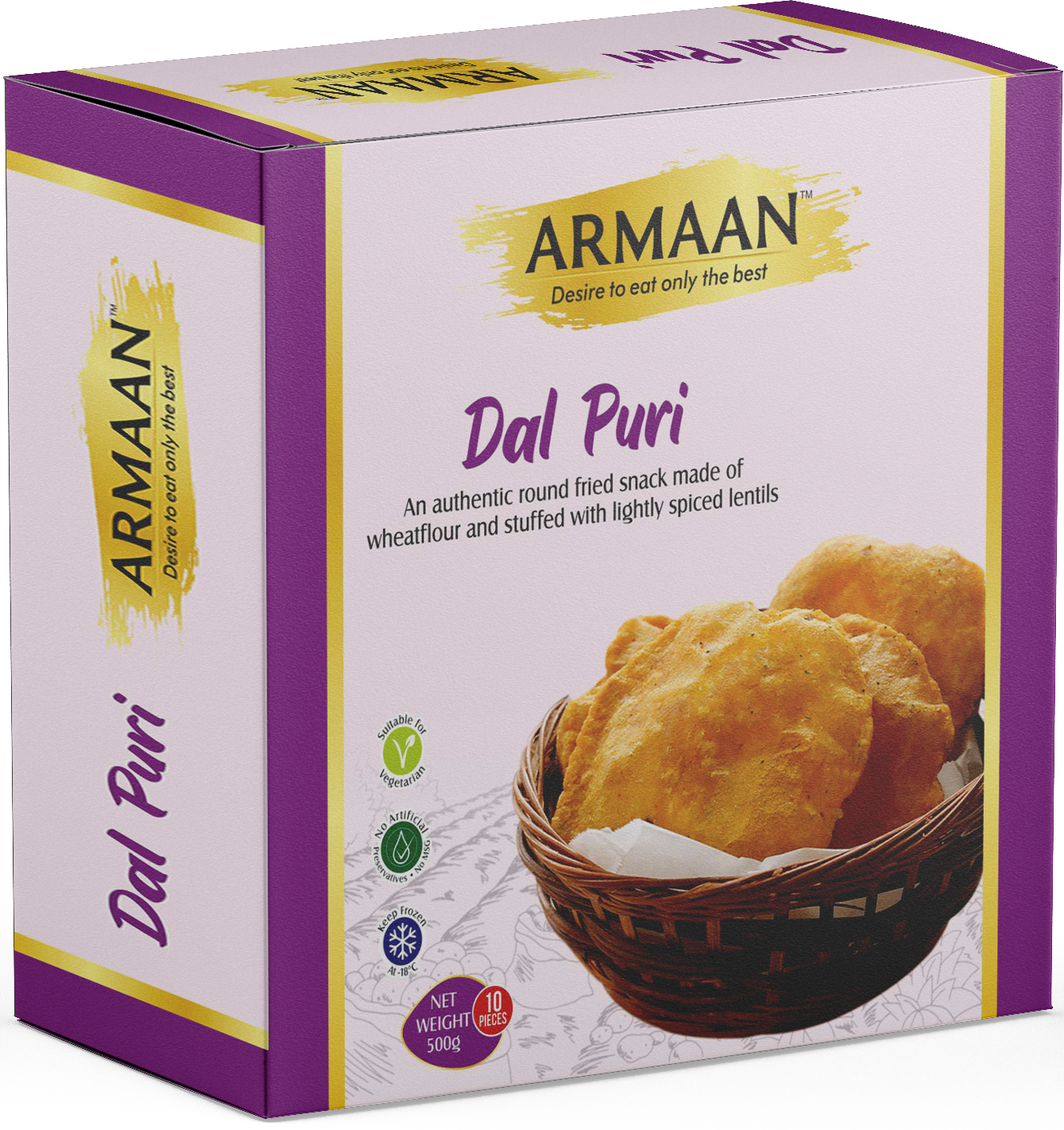 Armaan 500g Aloo & Dal Puri