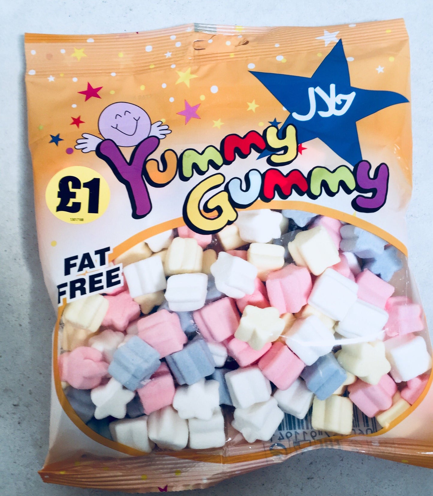 Yummy Gummy Star Marshmallow Fat Free