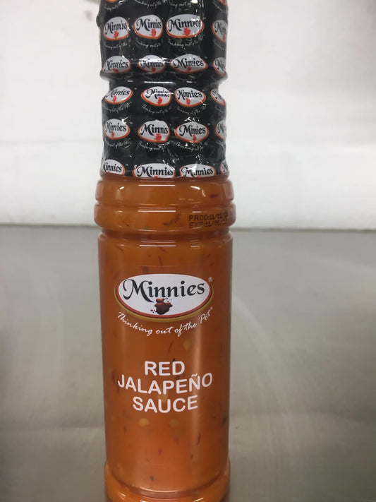 Minnies Red Jalapeno Sauce 250ml