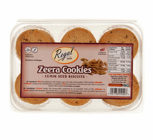 Regal Zeera Cookies (Egg Free) 16pk