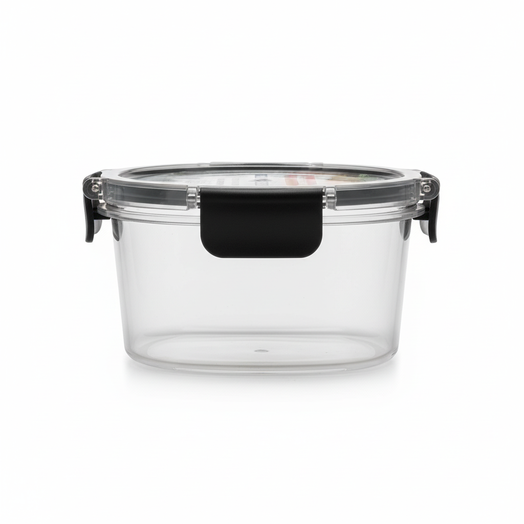 Sealed Crisper Clip Lock Container Rectangular 420ml