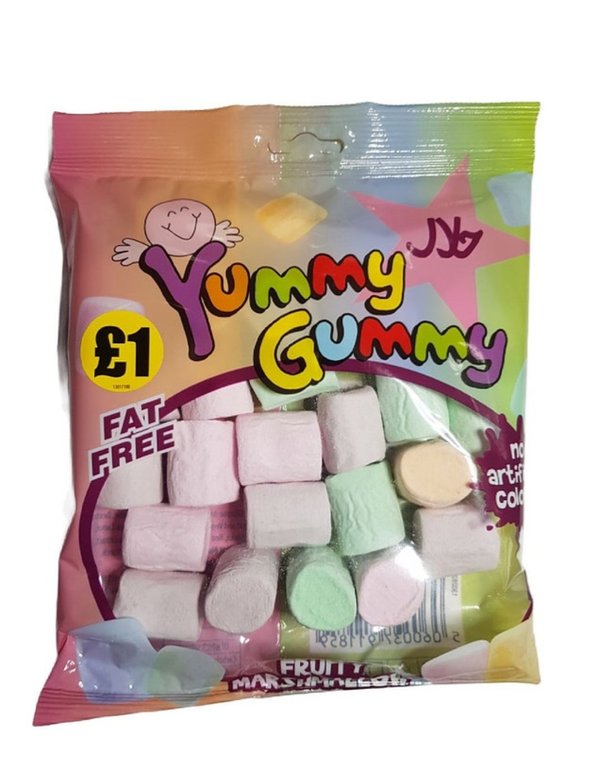 Yummy Gummy Fruity Marshmallow 140g