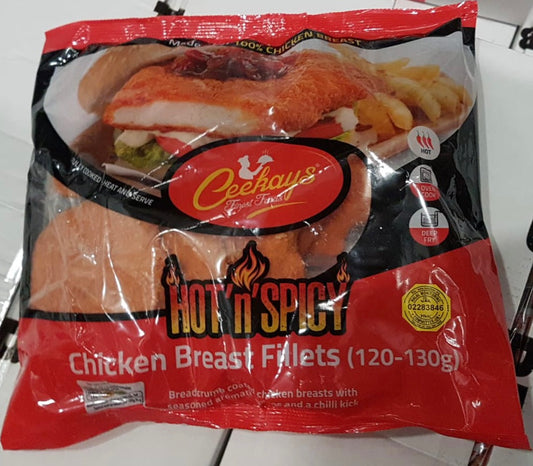 Ceekay's Hot &amp; Spicy Chicken Breast Fillets (HMC) 780g
