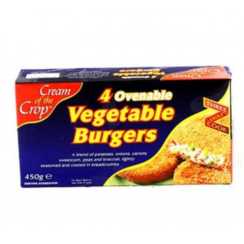Cream Of The Crop Vegetable Burgers 4 Pack