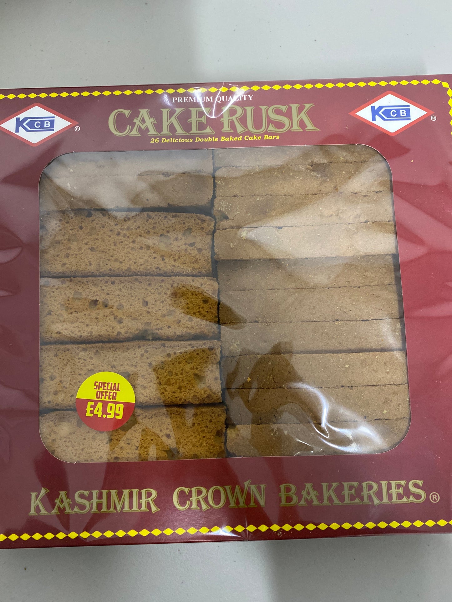 KCB 26 Premium Quality Cake Rusk