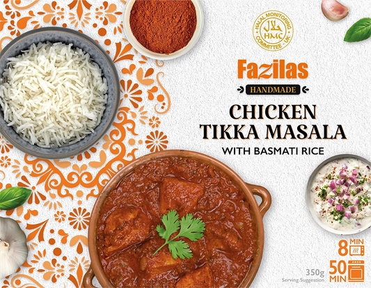 Fazilas Chicken Tikka Masala with Basmati Rice