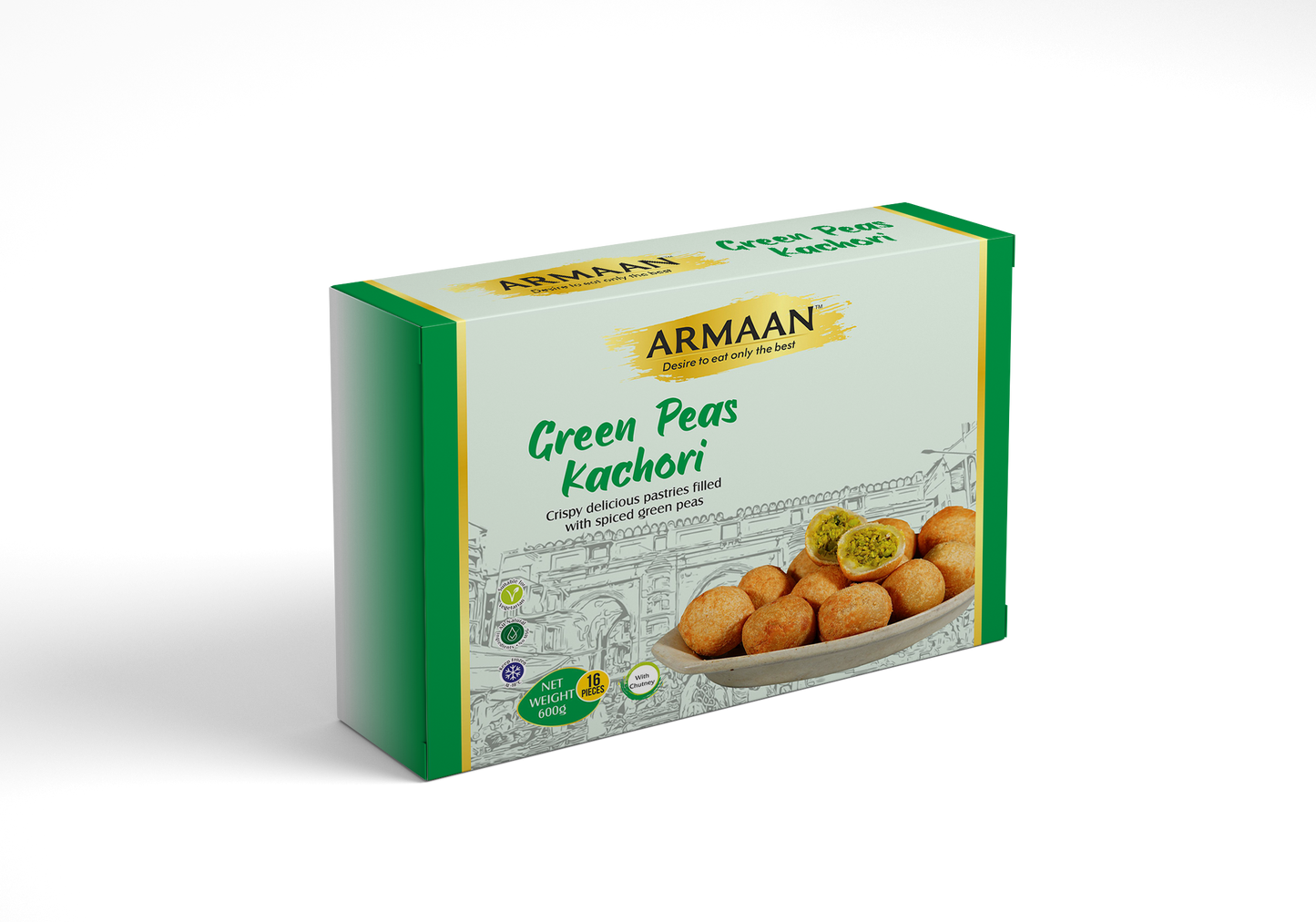 Armaan green peas kachori