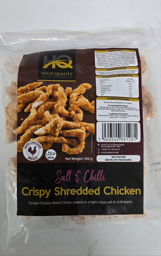 HQ Salt & Chilli Crispy Shredded Chicken 500g