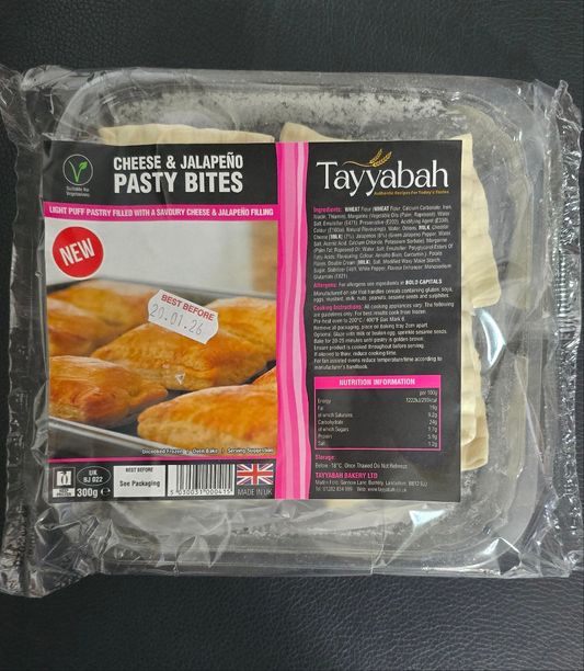 Tayyabah Cheese & Jalapeno Pasty Bites
