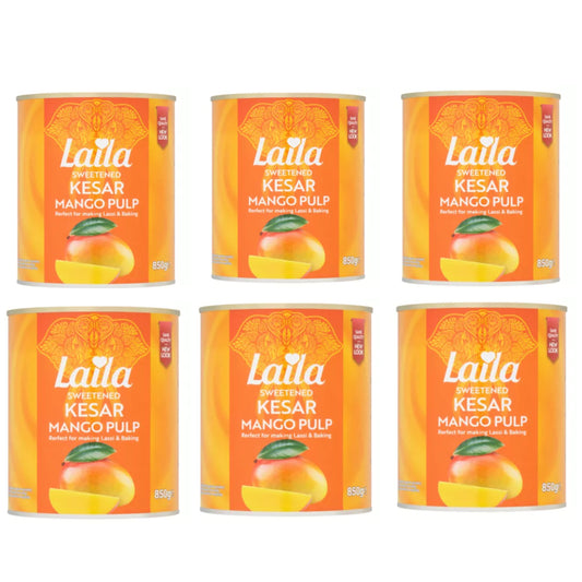 Laila Kesar Mango Pulp case of 6