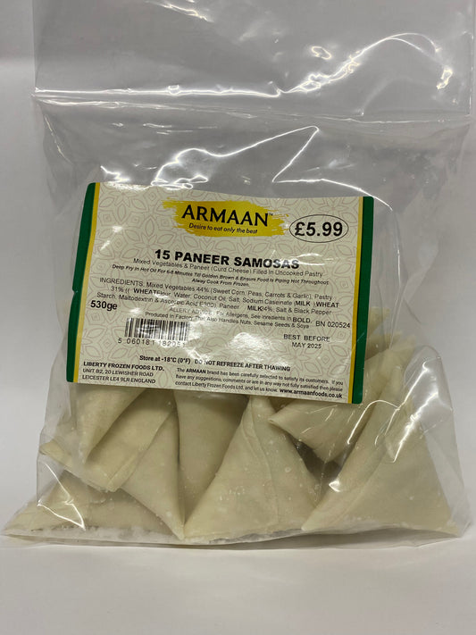 Armaan Paneer Samosas 15